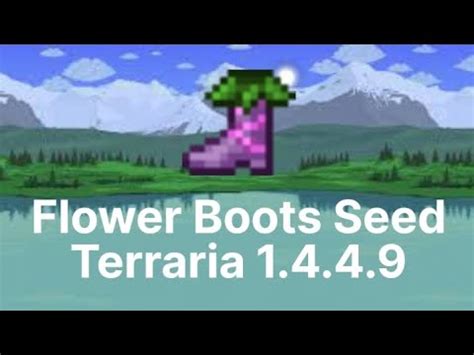 You just kinda have to sacrifice a slot for it. . Flower boots terraria